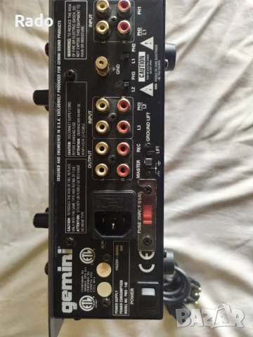 Продавам ди-джей миксер "Gemini  PMX 140", снимка 4 - Ресийвъри, усилватели, смесителни пултове - 52362095