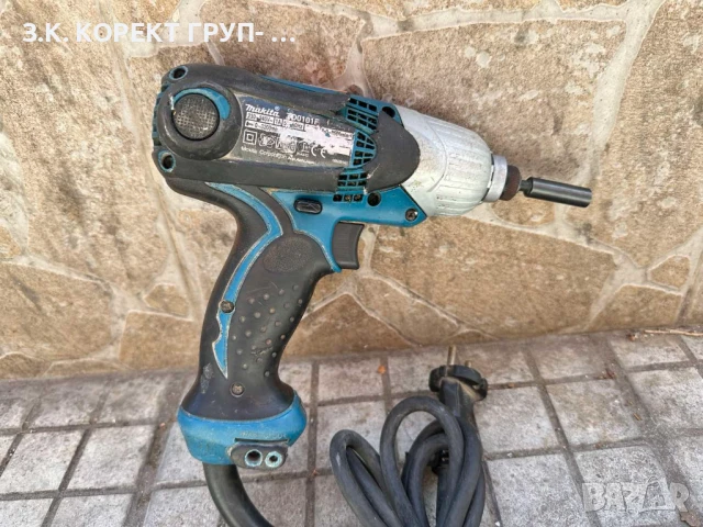 Електрически ударен гайковерт Makita TD0101F, 230 W, 100 Nm