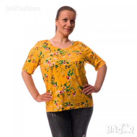 Летни блузи големи размери, снимка 6 - Тениски - 33280222
