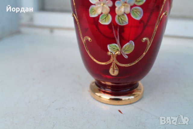 Ваза бохемия, снимка 4 - Други ценни предмети - 43684805