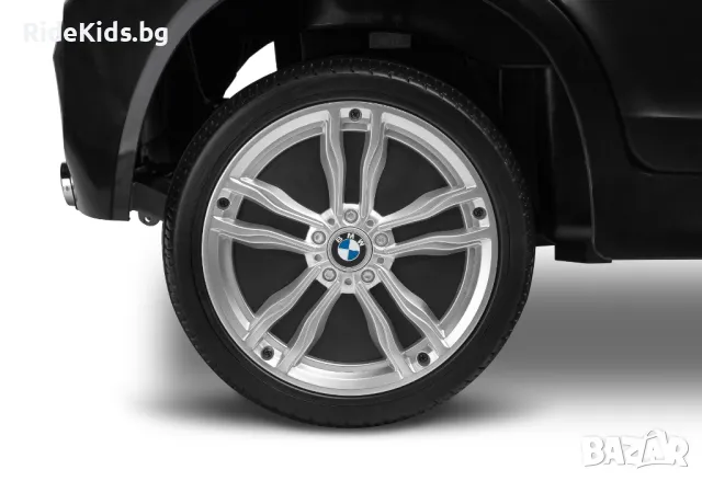 Луксозен детски акумулаторен BMW X6 - Черен, с дистанционно и LED светлини, снимка 13 - Детски велосипеди, триколки и коли - 49964176