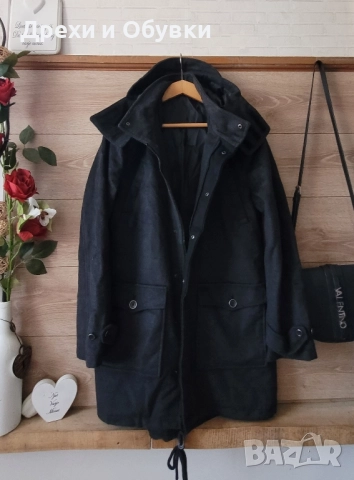 Палто с качулка , снимка 2 - Палта, манта - 52143150