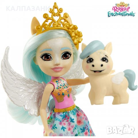 Enchantimals Royal Кукла Пегас Паулина и Wingley GYJ03, снимка 5 - Кукли - 36798447