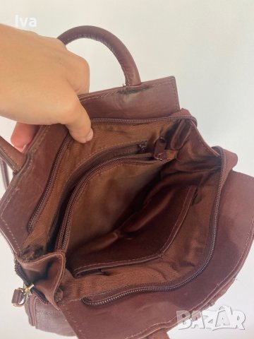 Италианска чанта от естествена кожа, снимка 7 - Чанти - 37529318