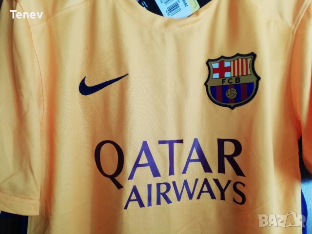 Barcelona Nike нова оригинална тениска футболна фланелка с етикети Барселона 2015/2016, снимка 5 - Тениски - 38553053