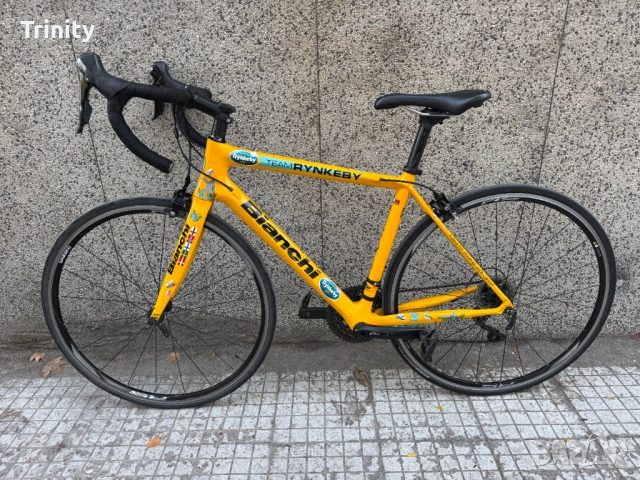 Bianchi Team Rynkeby Carbon/Shimano 105 2x11/шосеен велосипед, снимка 3 - Велосипеди - 51947042
