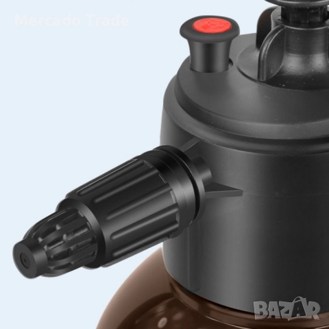 Пръскачка ръчна с помпа Mercado Trade, 2л., Черна, снимка 4 - Напояване - 51513865