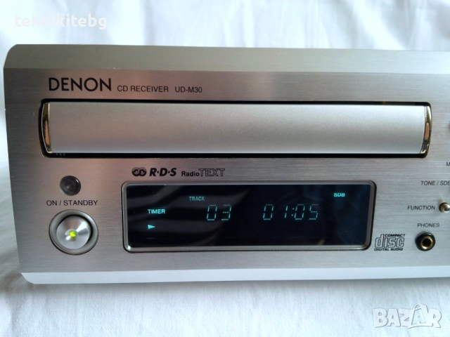 ⭐⭐⭐ DENON UD-M30 ⭐⭐⭐ Прекрасен CD ресивър с RDS/EON/PTY/PS/TA/RT/TP/CT , 2 х 20 вата, снимка 4 - Ресийвъри, усилватели, смесителни пултове - 21181507