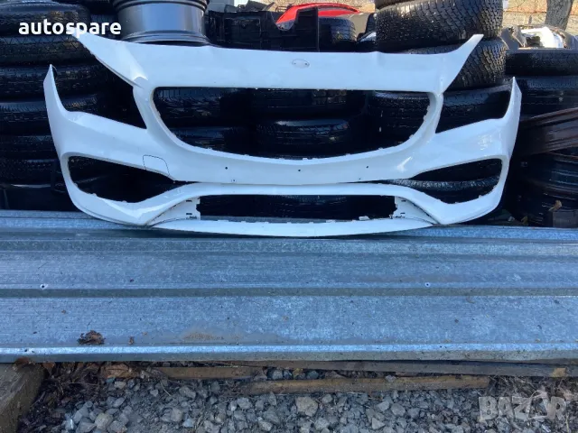 Предна броня Mercedes AMG. CLA. W117. 16-19. Фейслифт. 