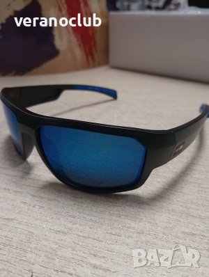 Сини огледални слънчеви очила с поляризация, снимка 3 - Слънчеви и диоптрични очила - 44071516