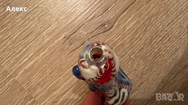 Единствена по рода си стъклена суха лула, боросиликат. Отлична!, снимка 5 - Антикварни и старинни предмети - 51991438