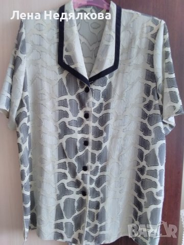 Дамска блуза с къс ръкав, снимка 1 - Ризи - 37367036