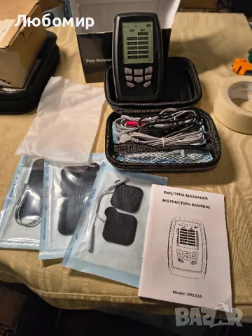 TENS EMS Unit Високомощен двуканален електронен импулс и терапия с червена светлина за мускулно

, снимка 9 - Други - 49569972