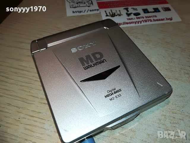 sony mz-e33 minidisc-made in japan, снимка 9 - MP3 и MP4 плеъри - 28603376