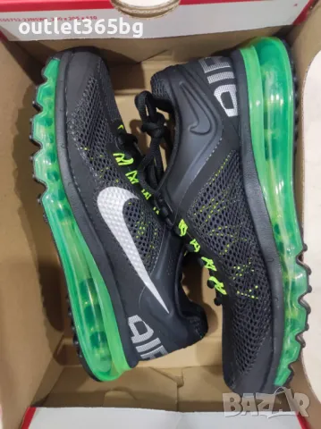 Nike - Air Max 2013 номер 38.5,39 дамски черни Оригинал Код 8024, снимка 2 - Маратонки - 47387538