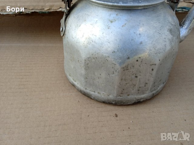 Стар български алуминиев чайник БДС, снимка 6 - Аксесоари за кухня - 35483340