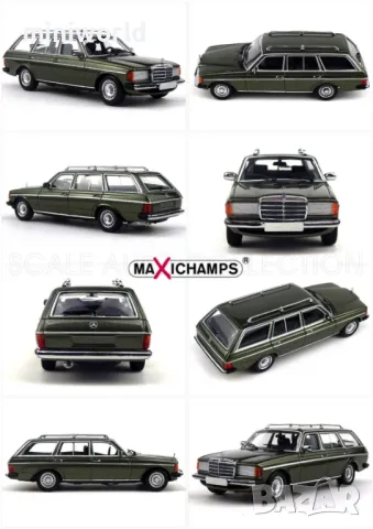 MERCEDES-BENZ W123 230TE 1982 - мащаб 1:43 на Maxichamps моделът е нов в PVC дисплей-кейс