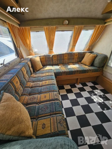 Регистрирана 2-местна каравана, оборудвана , снимка 12 - Каравани и кемпери - 47911282