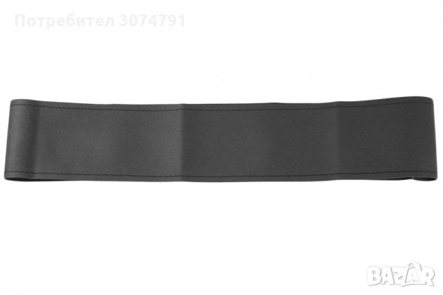 Черен Шиещ се Калъф за Автомобилен Волан от Еко кожа Размер M/37-38см, снимка 4 - Аксесоари и консумативи - 32952055