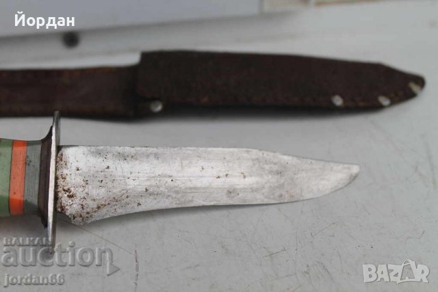 Стар ловен нож , снимка 4 - Антикварни и старинни предмети - 39076688