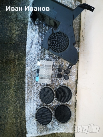 усилвател, говорители, пищялки и буфер от Citroen C5x7 HiFi система , снимка 4 - Части - 51602253