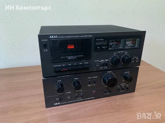 Продавам сет Akai от два компонента, снимка 3 - Ресийвъри, усилватели, смесителни пултове - 51055768