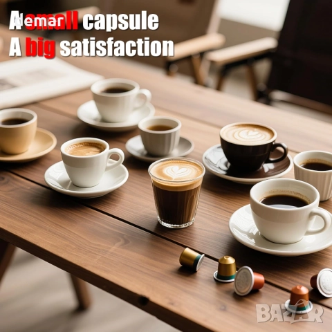 Многофункционална кафемашина, капсули Nespresso, Dolce Gusto и мляно, снимка 6 - Кафемашини - 51904565