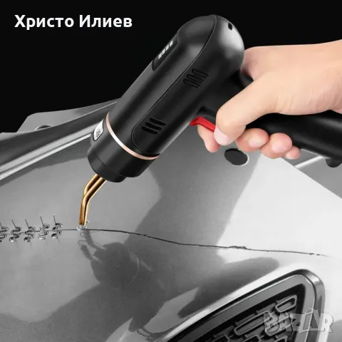 Поялник за пластмаса Мини горещ телбод Безжична машина за заваряване на пластмаса с 400бр скоби, снимка 6 - Поялници и запояване - 49254340
