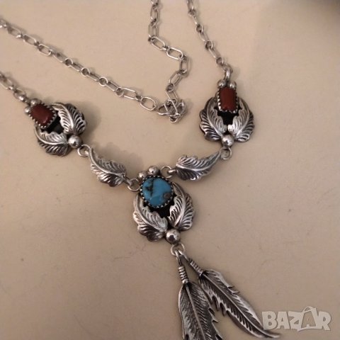 Сребърна огърлица Мексико , снимка 1 - Колиета, медальони, синджири - 37187185