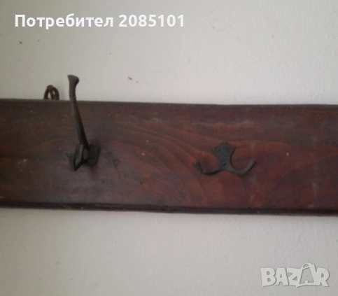 Ретро дървени закачалки за стена, снимка 4 - Антикварни и старинни предмети - 52817872
