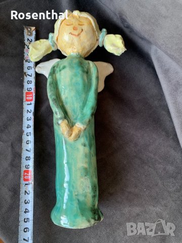 Ръчно изработено Арт статуетка на ангелче, снимка 5 - Декорация за дома - 34855387