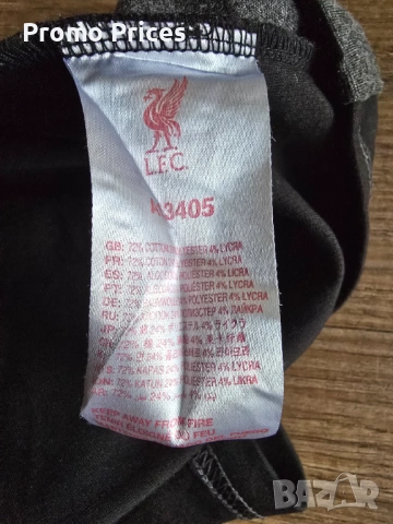 Promo Мъжка черна блуза Ливърпул LFC YNWA Liverpool Crew S, снимка 6 - Блузи - 53133596