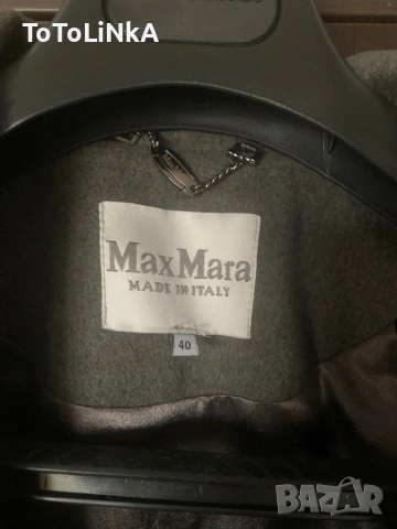 Дамско палто Кашмир и вълна в цвят графит , снимка 2 - Палта, манта - 53428268