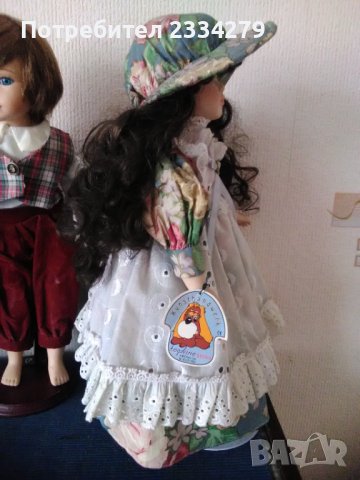 Порцеланови кукли,стара Австрийска ръчна изработка-рисувани., снимка 6 - Колекции - 43504820