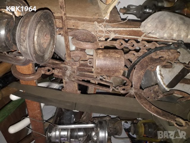 Стар кантар до 75кг., снимка 2 - Антикварни и старинни предмети - 39958368