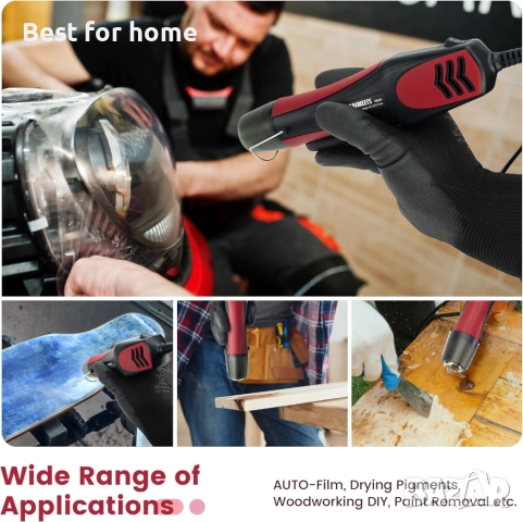 KAIWEETS 450W Мини пистолет за горещ въздух KEH01, снимка 7 - Други инструменти - 52321085