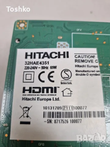 HITACHI 32HAE4351 MAIN BOARD 17MB171 POWER BOARD 17IPS12 PANEL VES315UNGH-L3-N41, снимка 3 - Части и Платки - 50349404