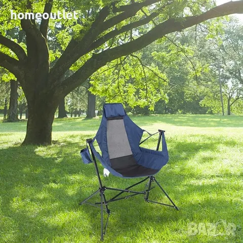 ПРОМОЦИЯ Сгъваем къмпинг стол ALPHA CAMP E01CC-208, снимка 2 - Градински мебели, декорация  - 49544580