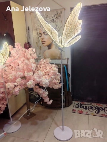 Светещи пеперуди , снимка 6 - Декорация за дома - 52681811