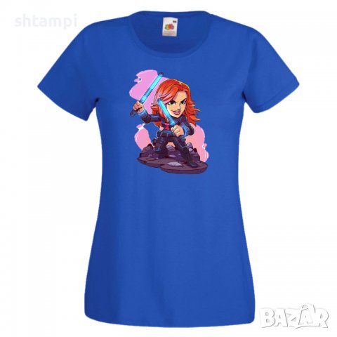 Дамска тениска Marvel Black Widow Игра,Изненада,Подарък,Геймър,, снимка 4 - Тениски - 36740869