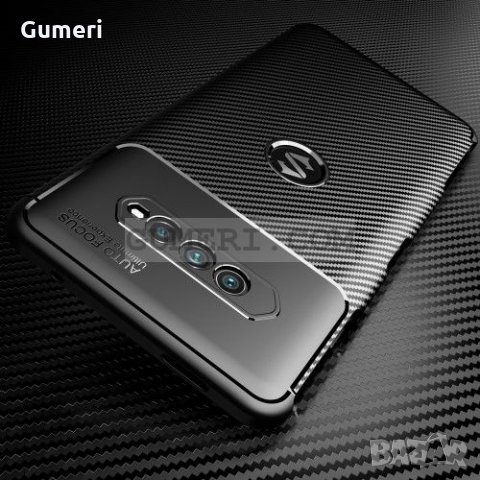 Xiaomi Black Shark 4 Противоударен Силиконов Гръб Със Защита За Задната Камера - Карбон, снимка 3 - Калъфи, кейсове - 35081483