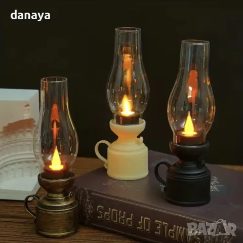 5413 Ретро коледен фенер Газова лампа, 13 см, снимка 2 - Декорация за дома - 47826035