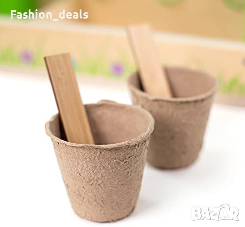 Нов комплект дървени играчки градински инструменти деца подарък, снимка 6 - Образователни игри - 40704018