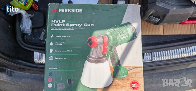 Електрически пистолет за боядисване PARKSIDE PFS 400 A1