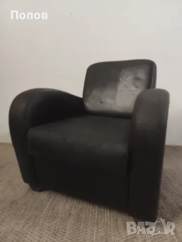 Кожено клубно кресло, снимка 10 - Дивани и мека мебел - 48169724