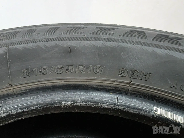 1бр зимна гума 215/65/16 BRIDGESTONE L04663 , снимка 3 - Гуми и джанти - 53160346