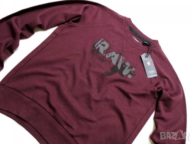 НОВ! G-star Bylzia Cropped R L Ultimate Stretch Sweatshirt Мarron Дамски Суичър XS, снимка 3 - Суичъри - 37050756