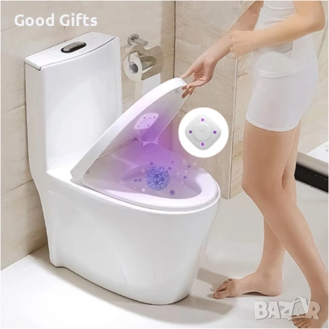 Интелигентен UVC Стерилизатор за Тоалетна – 99.9% Защита и Свежест без Химикали, снимка 3 - Други стоки за дома - 53368020