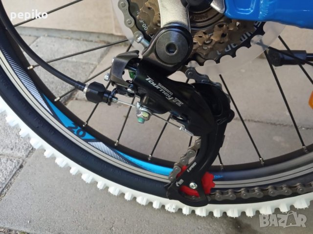 Продавам колела внос от Германия АЛУМИНИЕВ ДЕТСКИ ВЕЛОСИПЕД 20 ЦОЛА SHOCKBLAZE WARRIOR  ПРЕДЕН АМОРТ, снимка 4 - Велосипеди - 33164718