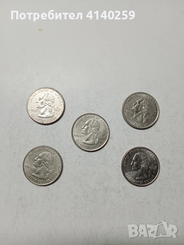 САЩ МОНЕТИ 1/4 КУОРТЪР ДОЛАР , снимка 2 - Нумизматика и бонистика - 53556790